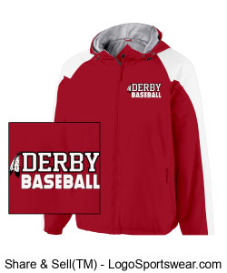 Derby Baseball Adult Jacket AJA7 Design Zoom